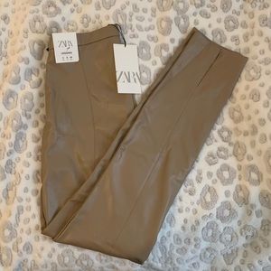 ZARA Faux Leather Pants